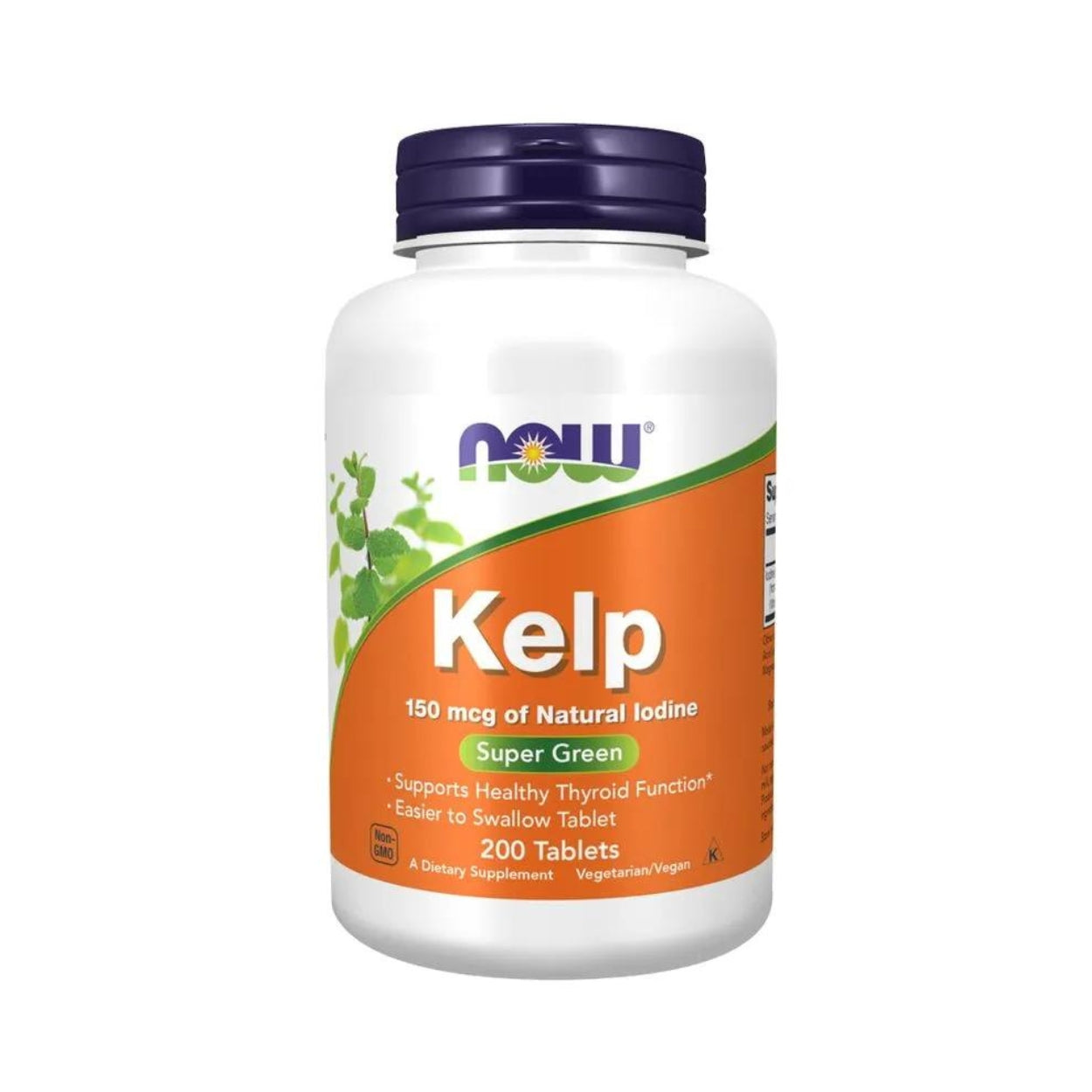 Now Foods Kelp Natural Lodine 200 tabletas