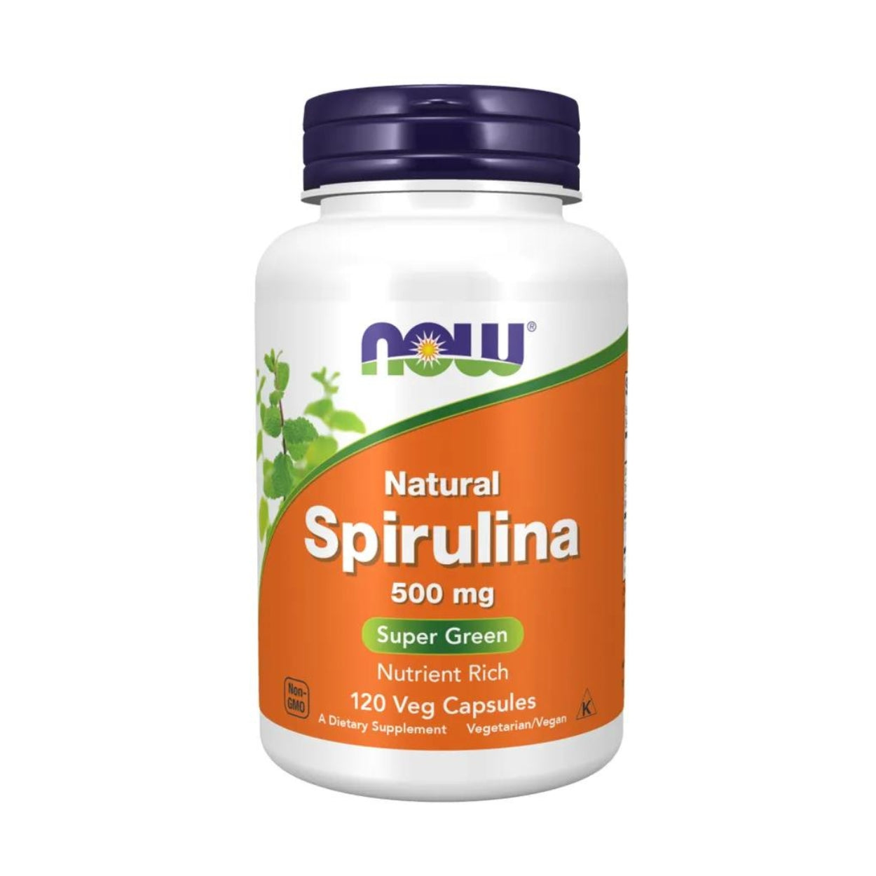 Now Foods Espirulina 500 mg 120 capsulas