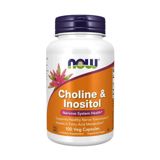 Now Foods Choline & Inositol 100 capsulas