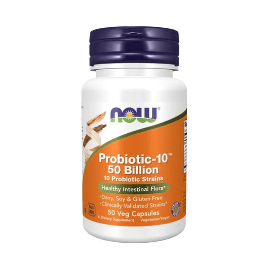 Now Foods Probiotic-10 50 Billion 50 capsulas