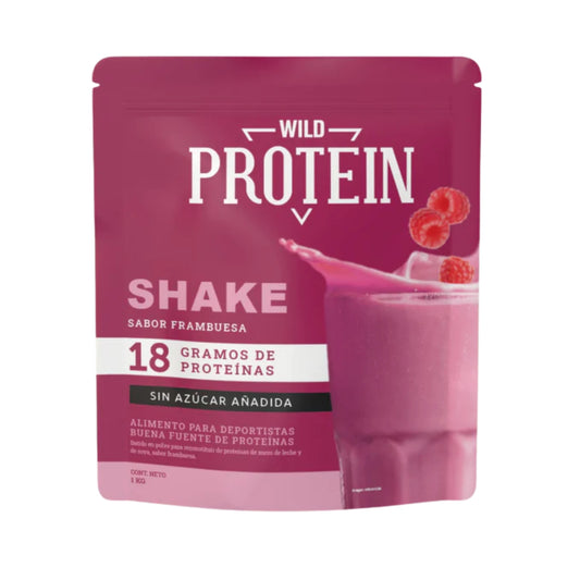 Wild Protein Shake En Polvo Sabor Frambuesa 1 k