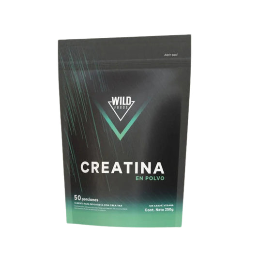 Wild Foods Creatina Monohidratada en Polvo 250 g