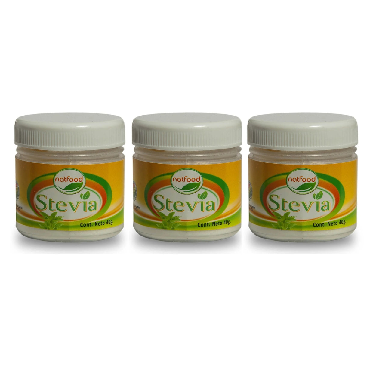 Natfood Pack 3 Stevia Endulzante Natural 40 Gr