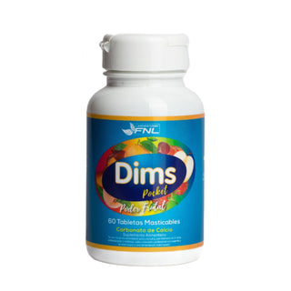 Dims Pocket Masticables Antiacido 60 Tabletas Fnl