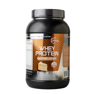 Proteina Whey Protein 946 Gramos Fnl Sabor Tres Leches