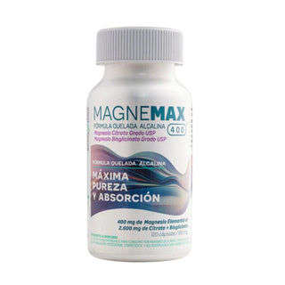 Vital And Young Magnemax 400 Citrato De Magnesio 120 Caps