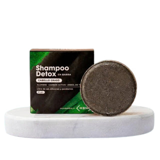 Shampoo En Bara Detox Cabello Graso Hbm Alumbre