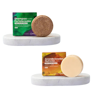 Pack Barra Shampoo Fortalecedor + Acondicionador Hbm