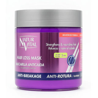 Mascarilla Tratamiento Anticaída Anti rotura Naturvital 500 Ml