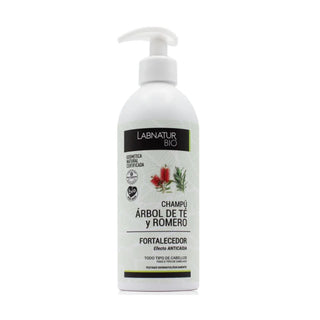 Shampoo Fortalecedor Árbol De Té Y Romero Labnatur 450 Ml