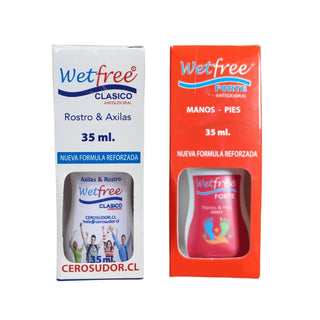 Desodorante Wetfree Pack Clasico + Forte