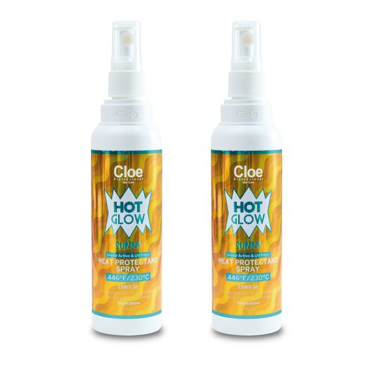 Cloe Pack 2 Protector Termico Hot Glow Sunny 250ml